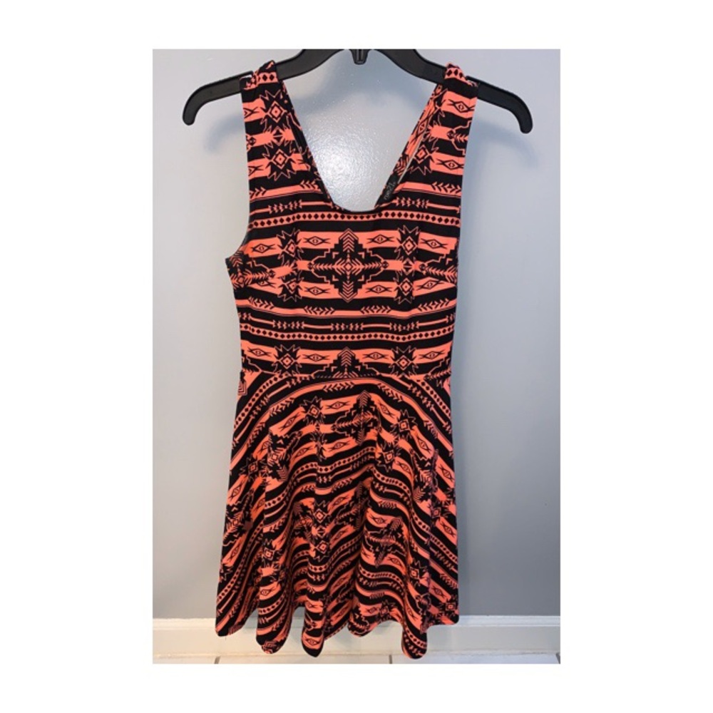 Pink pattered dress
